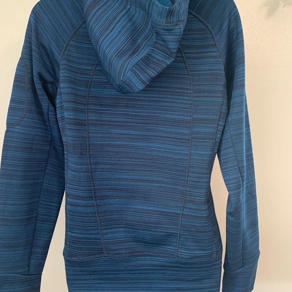 90 Degree By Reflex Blue and Black Zip Up Hoodie - Picture 3 of 16